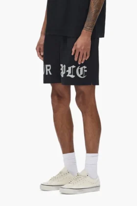 Shorts con logo “Half & Half” su tutto il giro
