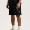 Shorts Crystal con scritta obliqua
