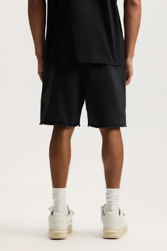 Shorts Crystal con scritta obliqua
