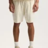 Shorts in spugna jacquard