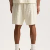 Shorts in spugna jacquard