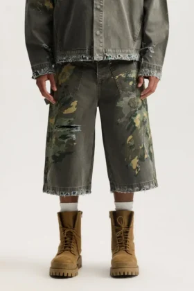 Shorts in stile workwear