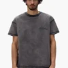 T-shirt con logo a stencil