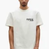 T-shirt con logo dipinto