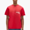 T-shirt con logo dipinto