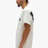 T-shirt con logo dipinto