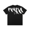 T-shirt con logo dipinto