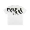 T-shirt con logo dipinto