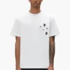 T-shirt con monogramma a stella