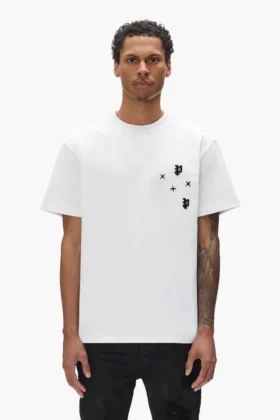 T-shirt con monogramma a stella