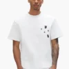 T-shirt con monogramma a stella