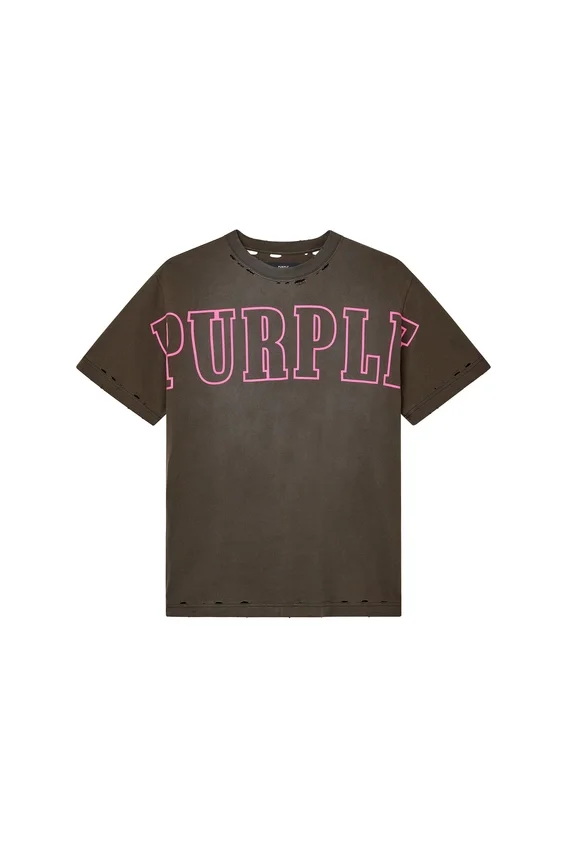 T-shirt con sagoma in rilievo