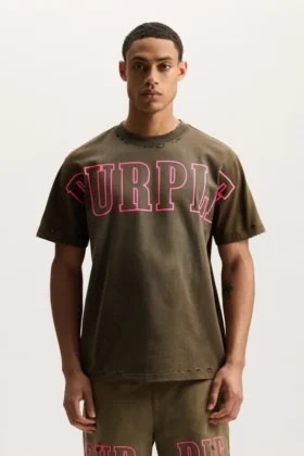 T-shirt con sagoma in rilievo