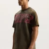 T-shirt con sagoma in rilievo