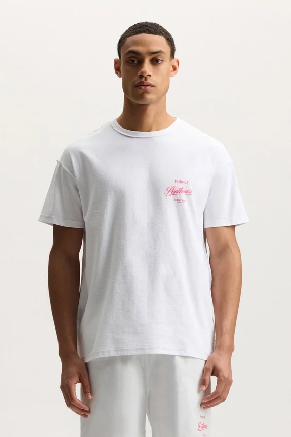 T-shirt con scritta "Penthouse"