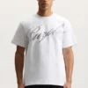 T-shirt Crystal Slanted Script