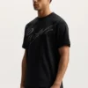 T-shirt Crystal Slanted Script
