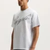 T-shirt Crystal Slanted Script