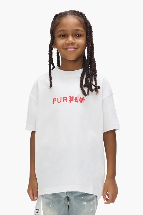 T-shirt per bambini con logo “Half & Half”