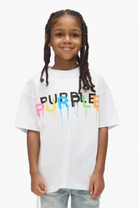 T-shirt per bambini con logo serigrafato