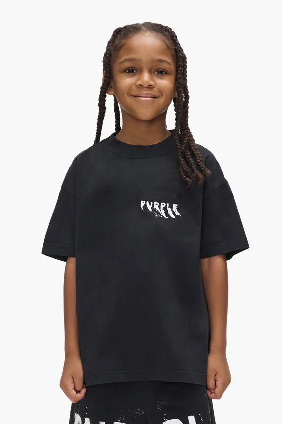 T-shirt per bambini con logo serigrafato