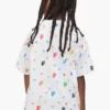 T-shirt per bambini con monogramma dipinto