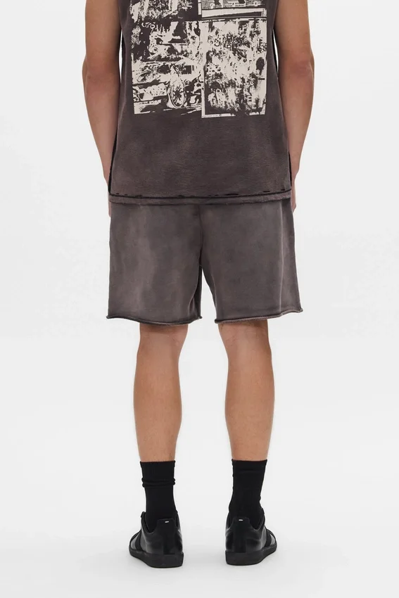 Worn Gothic Shorts